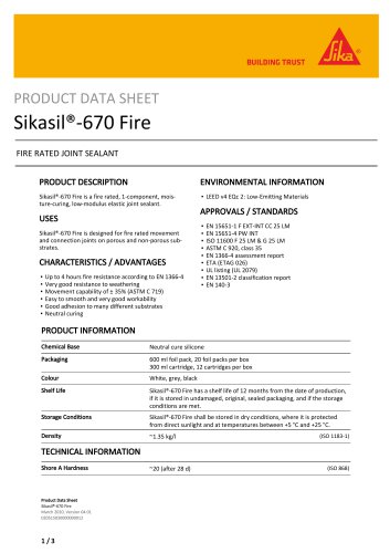 Sikasil®-670 Fire