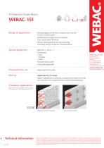 PU Injection Foam Resins - WEBAC® 151