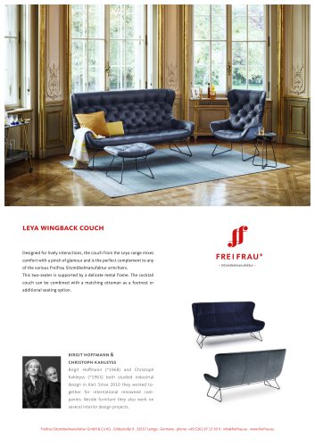 leya wingback couch