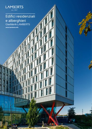 LAMBERTS Progetti: Edifici residenziali e alberghieri
