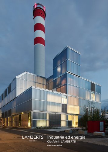 LAMBERTS Progetti: Industria ed energia