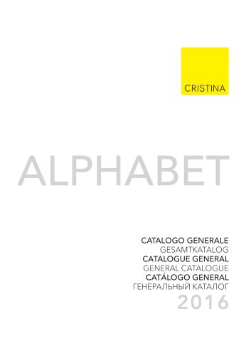 GENERAL CATALOGUE 2016