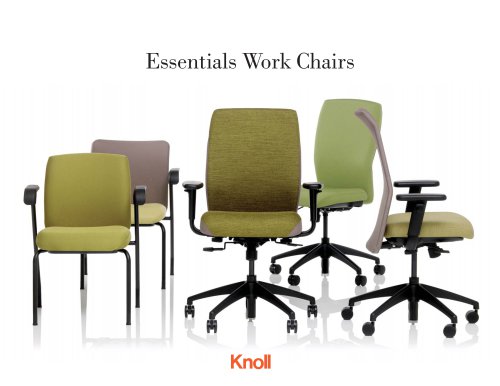 Essentials Work Chairs Brochure