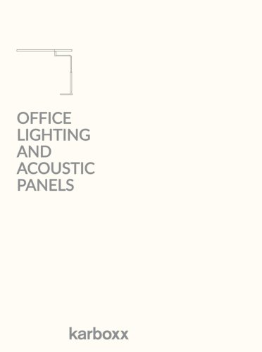 Office Lighting, Acoustic Panels