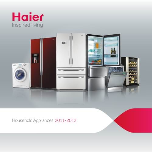 Haier UK White Goods Brochure 2011/2012