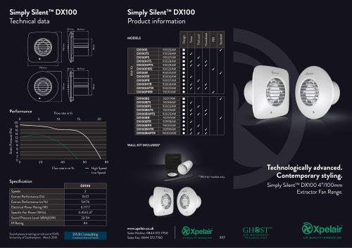 Simply Silent Extractor Fan Range