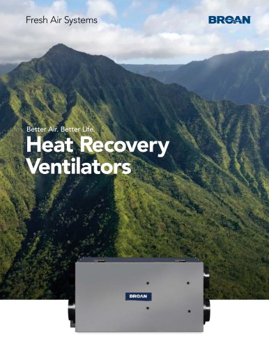 Broan Heat Recovery Ventilators