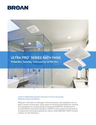 ULTRA PRO™  SERIES BATH FANS